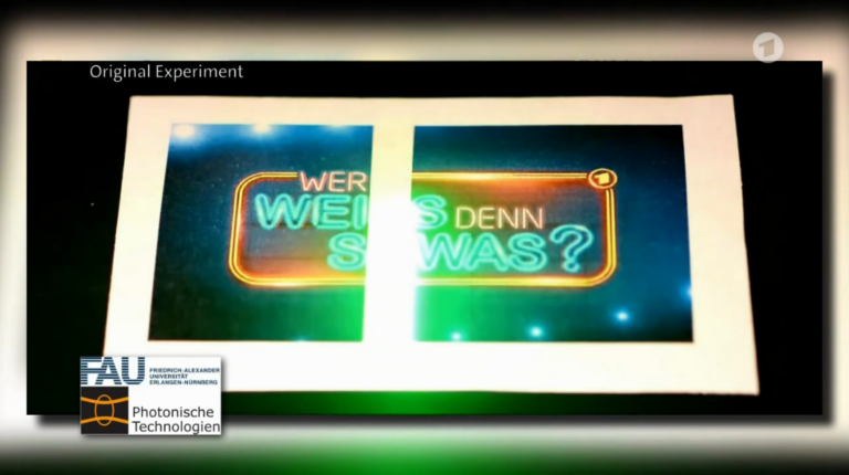 LPT-Forschung in der ARD-Wissenssendung „Wer weiß denn sowas“